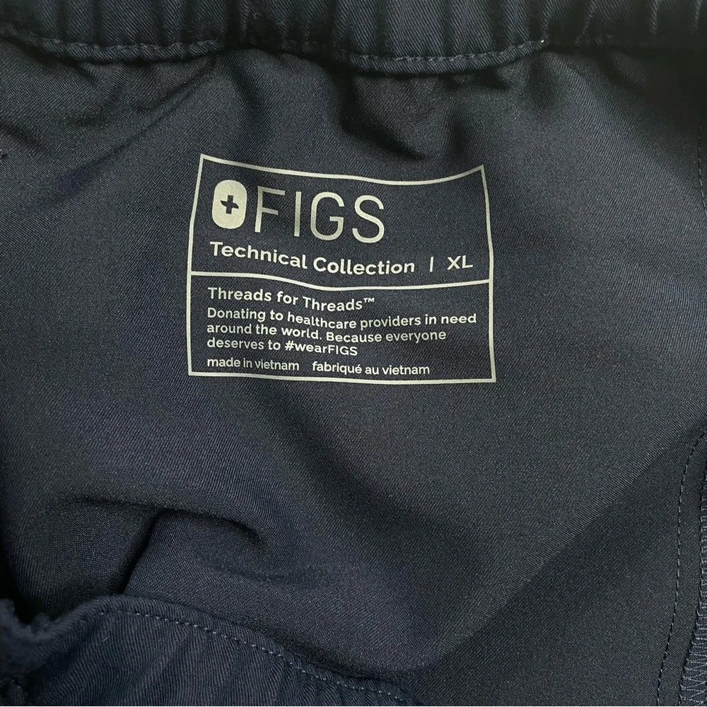 Figs Scrubs Dark Blue Straight Leg Size XL Healthcare ~‎ Medical Staff
